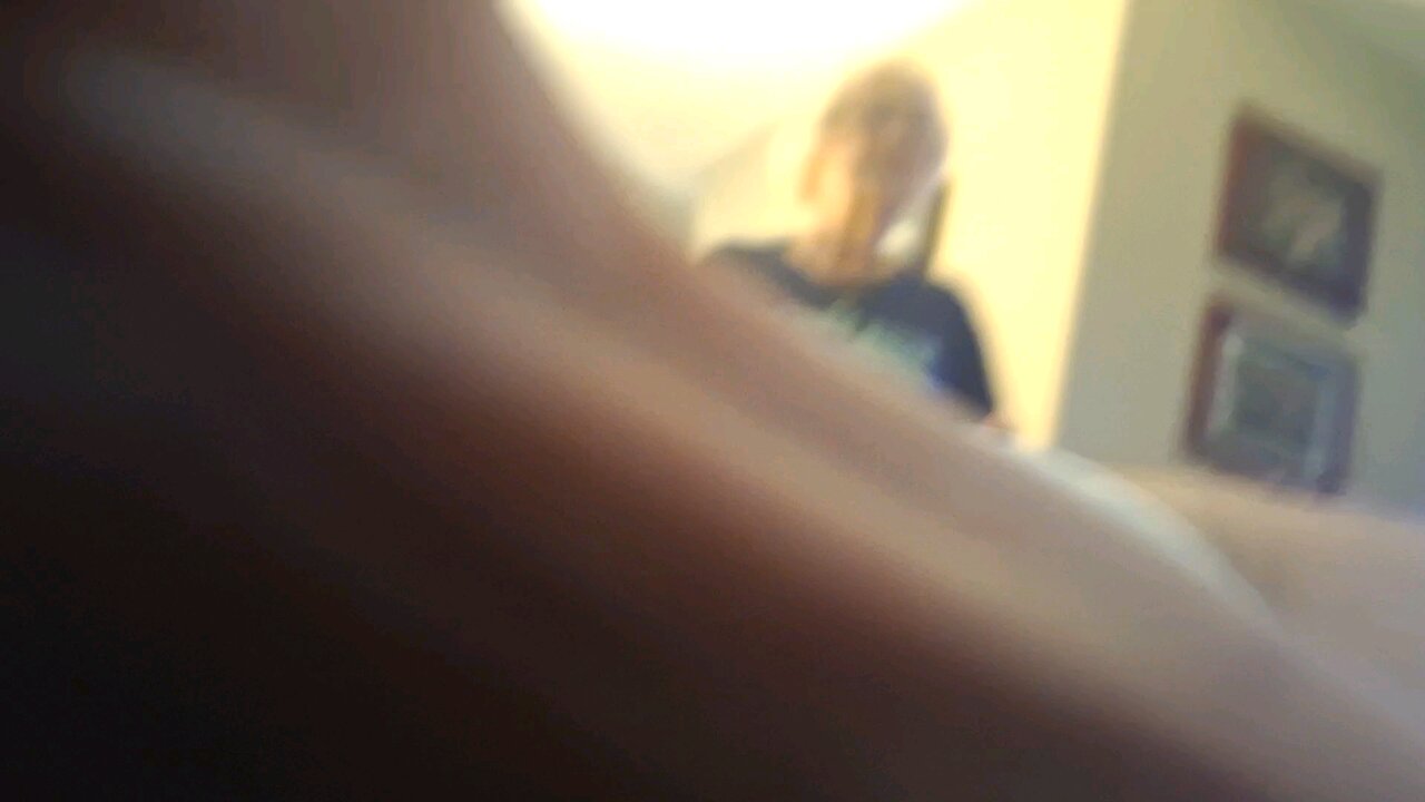 I purposely blacked out screen.