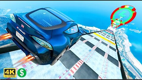 GTA 5 MEGA RAMP ▸ NO COPYRIGHT GAMEPLAY | 4K 60FPS | 261 | ​