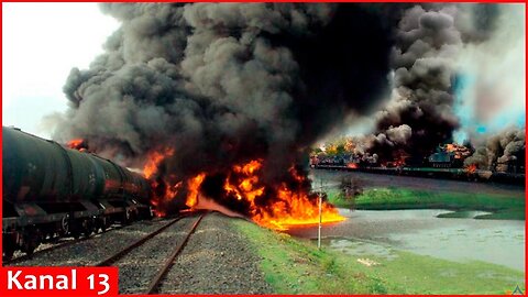 Cutting off Russian logistics chains - weapons, equipment, fuel supplies： Putin's army is paralyzed