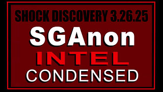 SG Anon Urgent Emergency 3.26.2Q25 - SHOCK DISCOVERY
