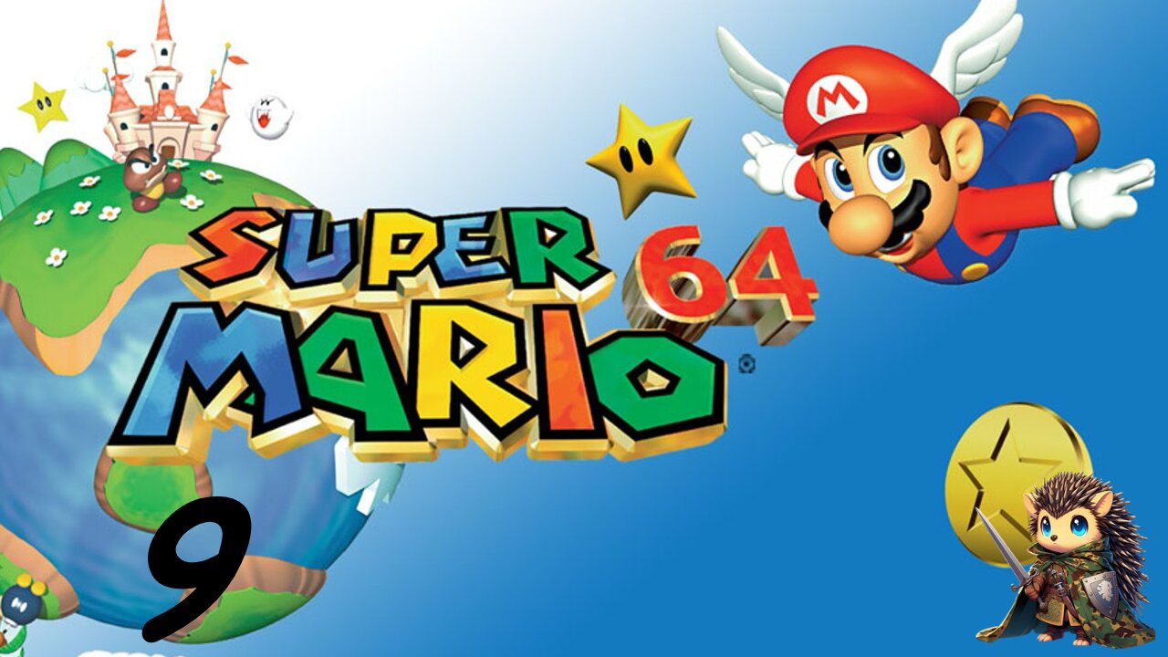 Finding Tick Tock Clock, Rainbow Ride Levels & 53rd Star - Super Mario 64 BLIND [9]
