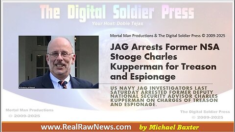 JAG Arrests former NSA Stooge Charles Kupperman for Treason and Espionage