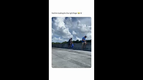 Little bro is still figuring out the controls 😂