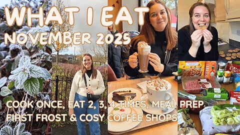 What I Eat in a Month UK | Cozy November Food Diary 2025