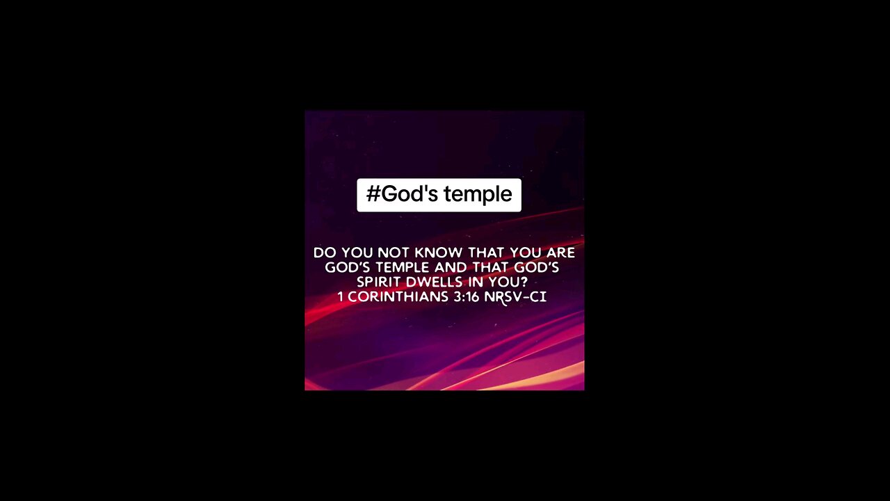 God's temple disciple #biblebuild #bibleverse #bibleverseoftheday #bible