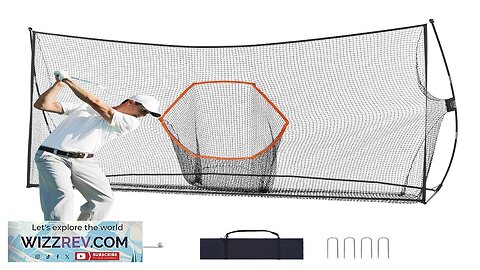 VEVOR 10.8x7ft Golf Practice Hitting Net Indoor Personal Driving Range Training Review