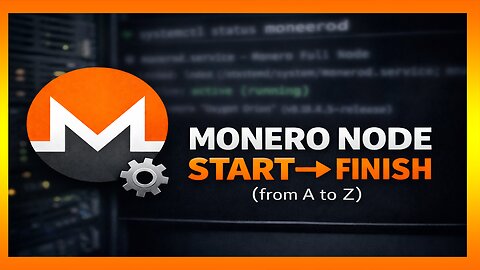 Monero Node Setup: Start → Finish (A to Z)