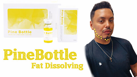 Join Me As I Tighten My Jawline With Pine Bottle Fat Dissolver