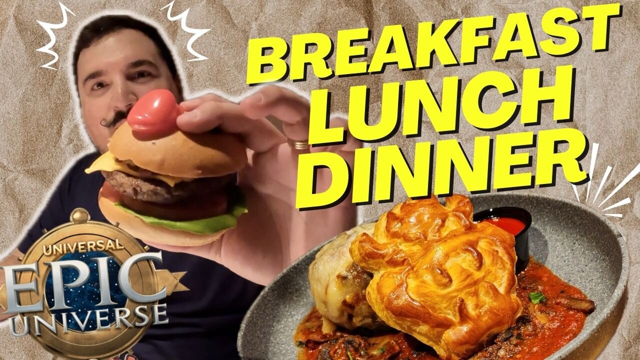 ONLY Eating at Epic Universe for 24hrs!