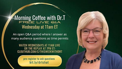 Morning Coffee with Dr.T LIVE