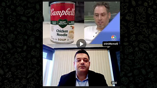 Leaked video of Campbell’s Soup VP admitting their soup is “gross” and contains “bioengineered meat"