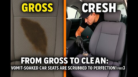 From Filthy to Fresh: Insanely Dirty Car Interior Gets Deep Cleaned! (Part 3 of 4)