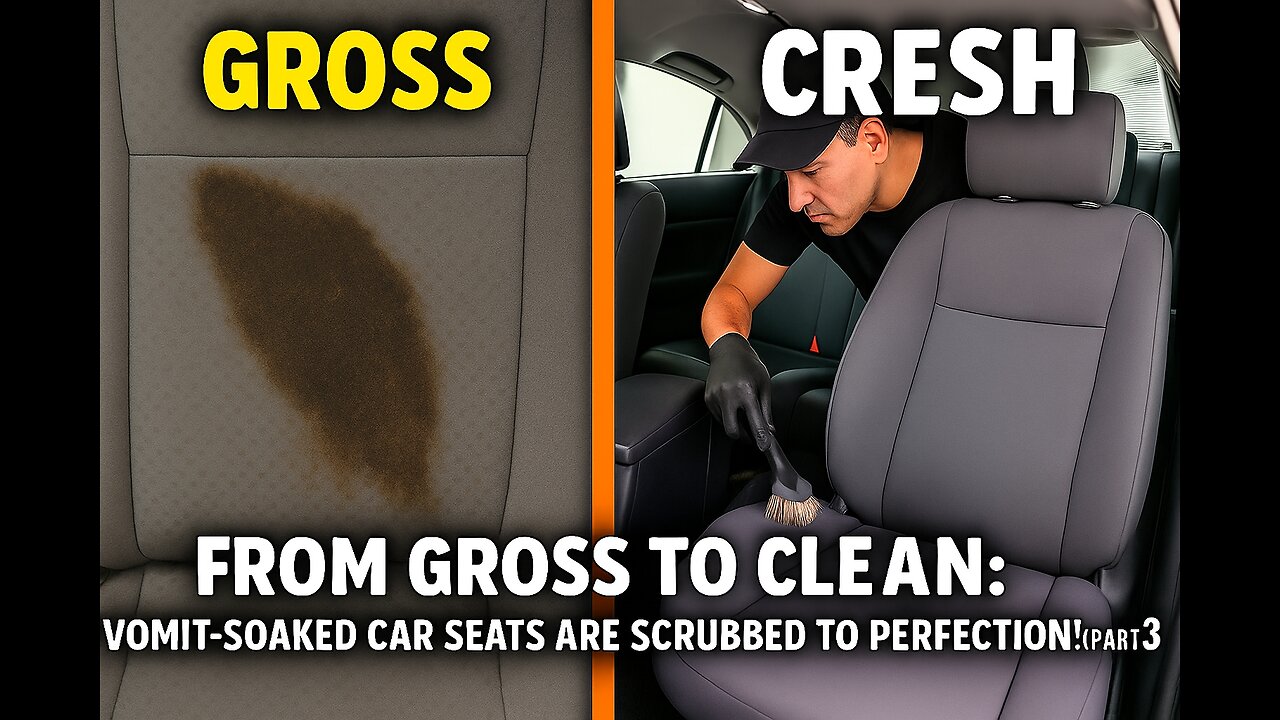 From Filthy to Fresh: Insanely Dirty Car Interior Gets Deep Cleaned! (Part 3 of 4)
