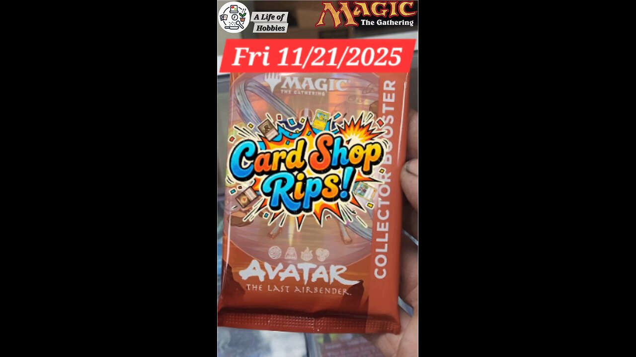 Rippin an Avatar Collector Booster at my LGS, Old School Gaming