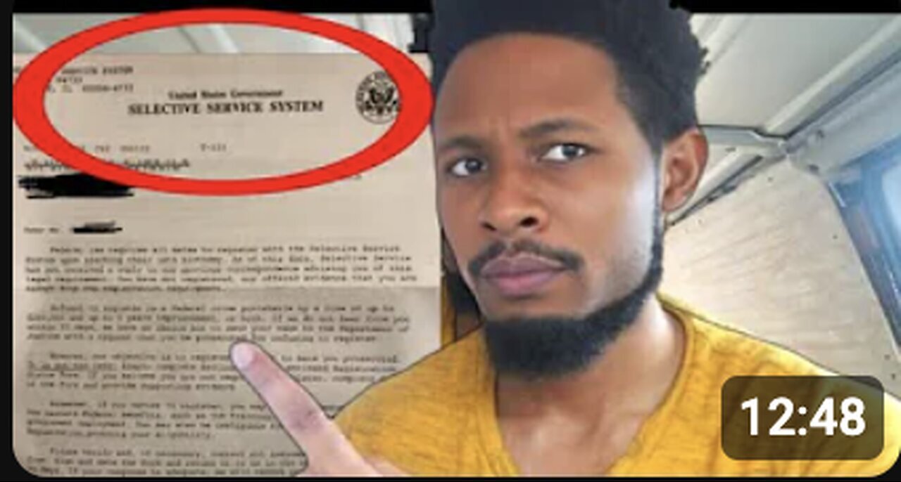 "Alert: Selective Service Sending Out War Draft Mail"