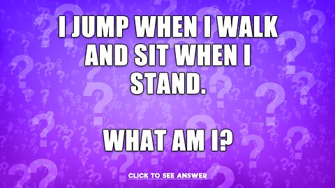 Do you know the answer to this riddle?