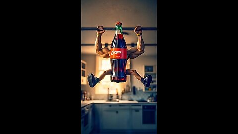 Do you like to drink coke_ Or potato chips _cat _fun