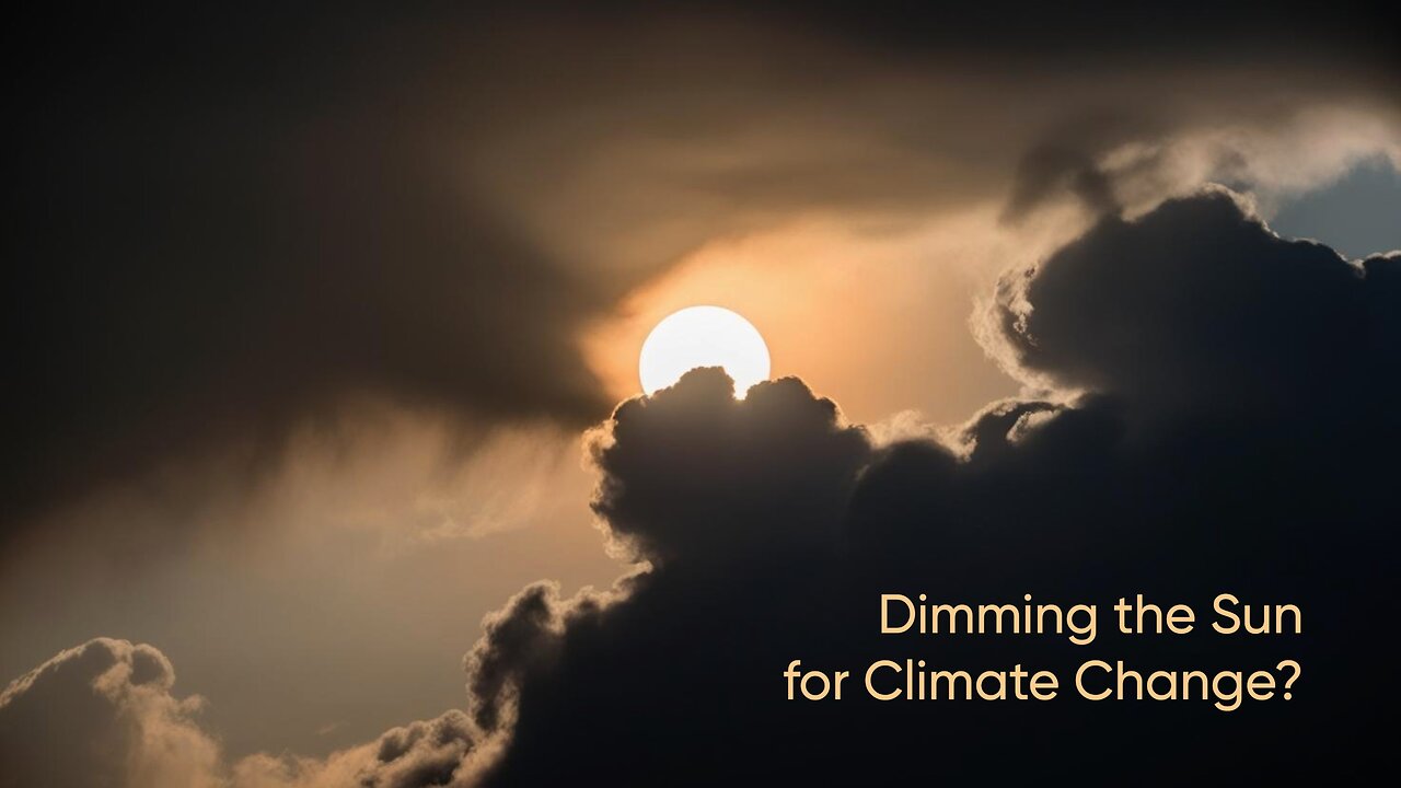 Scientists want to dim the Sun to fight Climate Change