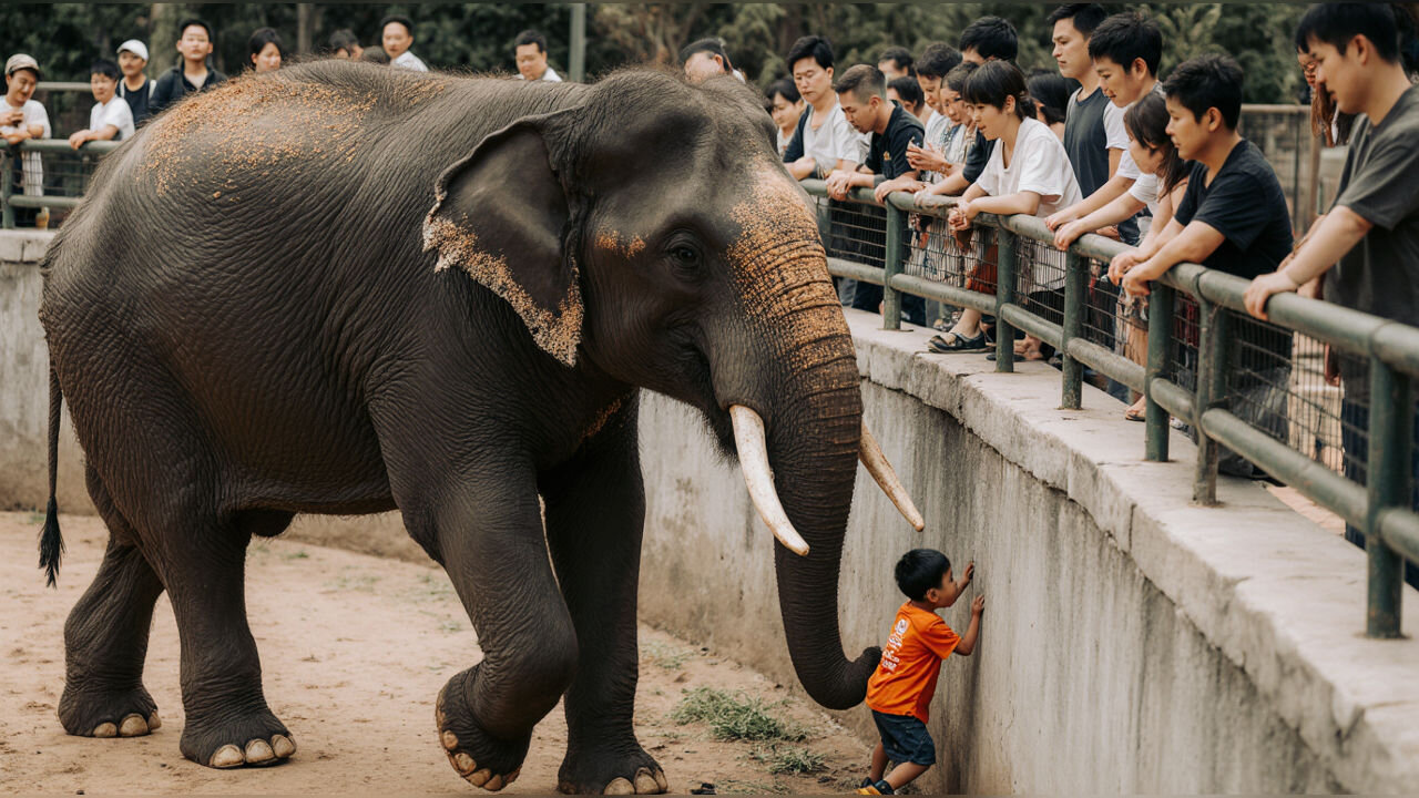 HERO ELEPHANT RESCUES CHILD STOPPING ZOO DRAMA!