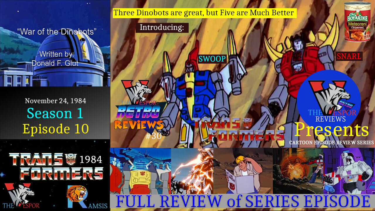 The Transformers (1984) "War of the Dinobots" | S1 E10 | FULL EPISODE Review | Reaction and Thoughts