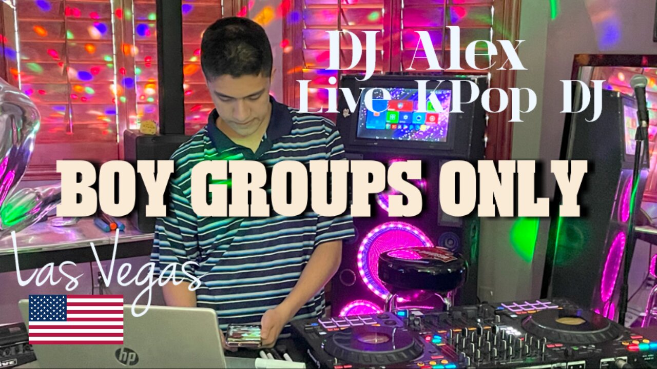 KPop DJ Alex Plays a Mix of HipHop-KPop Boy Group Styled Music LIVE!