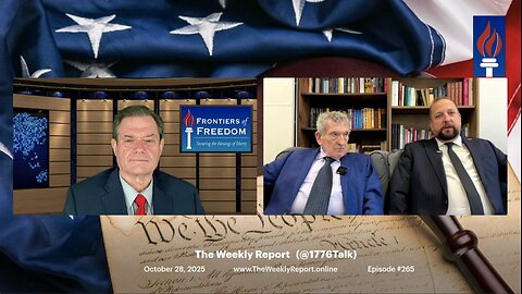 The Frontiers of Freedom Weekly Report - Oct. 28, 2025