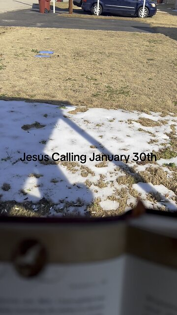 Jesus Calling January 30th!