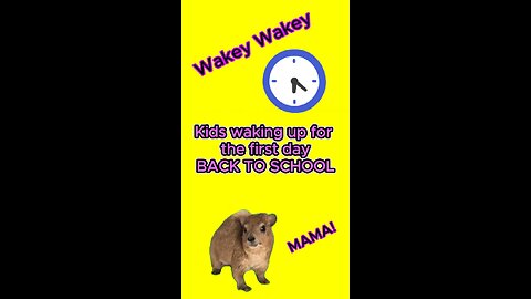 Kids waking up for the first day BACK TO SCHOOL!!