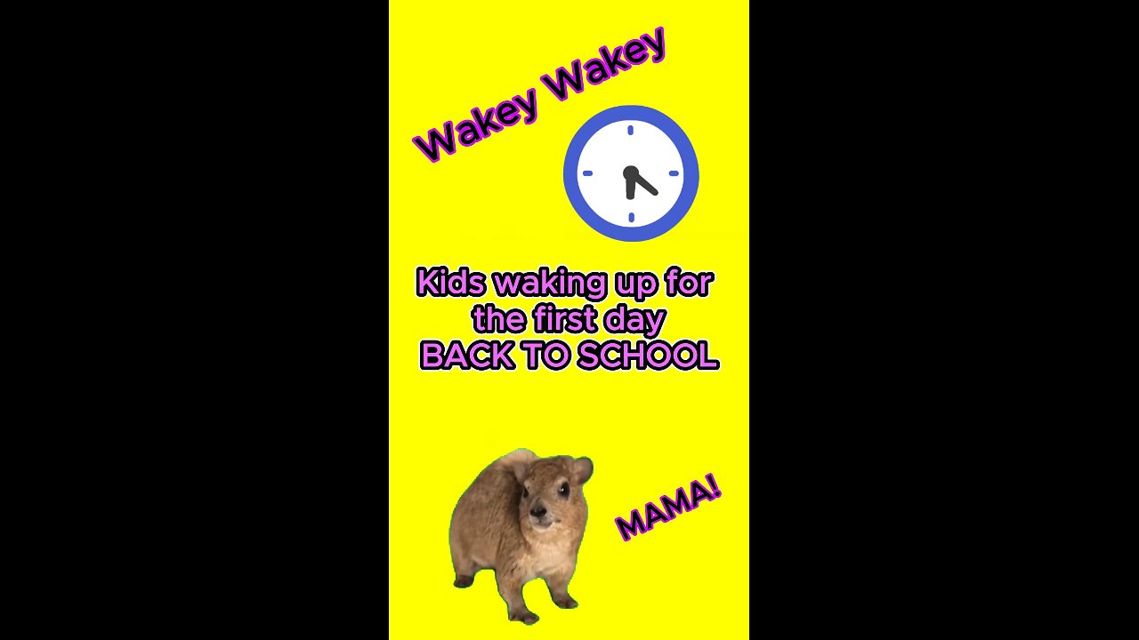 Kids waking up for the first day BACK TO SCHOOL!!
