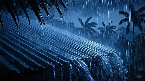 Deep Sleep Rain Sounds: Gentle Thunderstorm ASMR for Insomnia Relief & Relaxation (3 Hours)