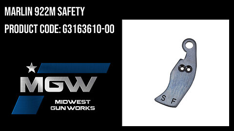Marlin 922M Safety - G3163610-00