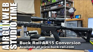 Buck Rail AR15 Conversion - Benjamin Marauder Pistol Buck Rail Upgrades Tutorial