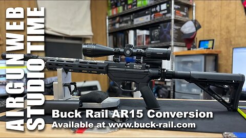 Buck Rail AR15 Conversion - Benjamin Marauder Pistol Buck Rail Upgrades Tutorial