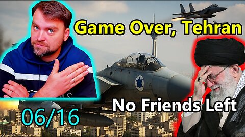 Update from Ukraine and Iran. Israel Wipes Out Iran's Defense. Jets over Tehran. Trump's deal failed
