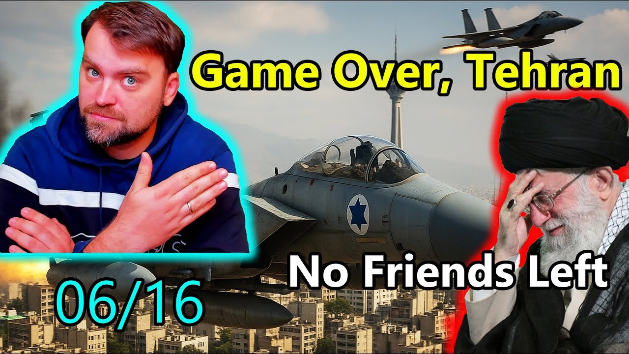 Update from Ukraine and Iran. Israel Wipes Out Irans Defense. Jets over Tehran. Trumps deal failed