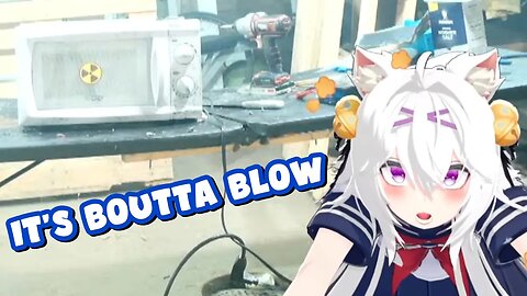 Filian BLOWS UP a microwave with a MAD SCIENTIST w/ UwOslab