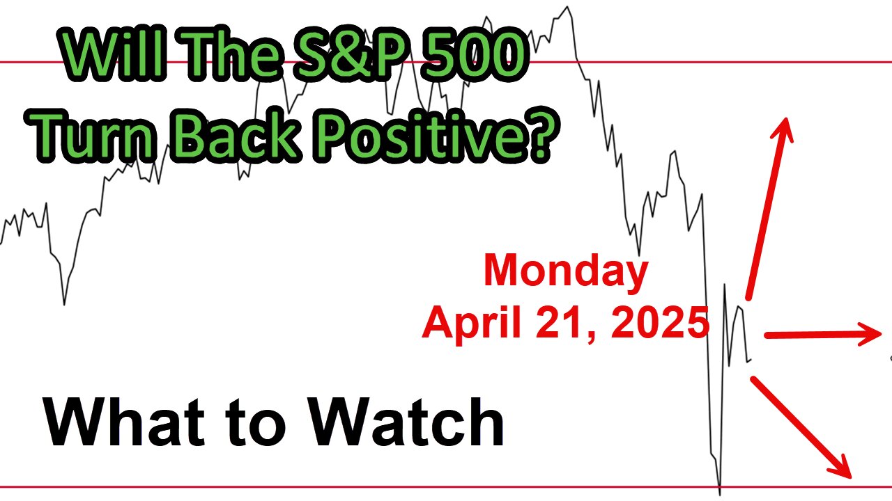 What to Watch Update for Monday April 21, 2025