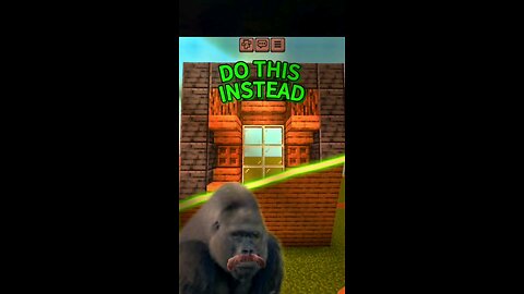 Do this to your base instead #shorts #minecraft #tutorial