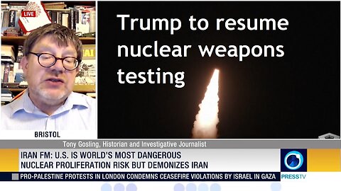Trump resumes US nuclear weapons testing, questions New START w ends in Jan26 & Test Ban Treaty 1963