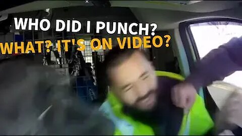 Cop sucker punches guy and plays the victim. Lawyer reacts.