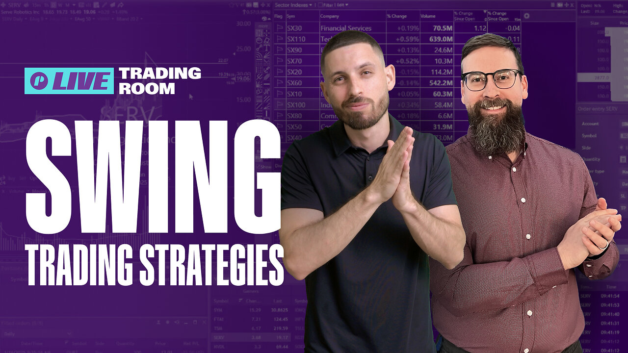 Watch Us Trade: Live Swing Strategy Breakdown!