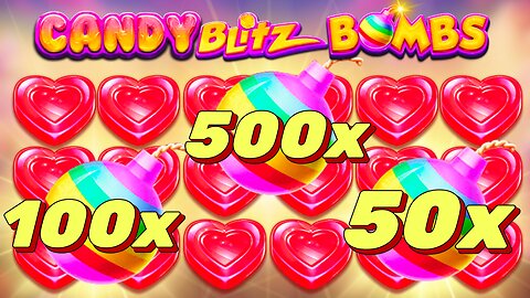 WHAT A CRAZY SESSION ON CANDY BLITZ BOMBS! (50X,100X,500X)