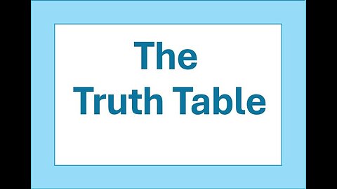 The Truth Table Episode 72:Walter Hofman PPC candidate