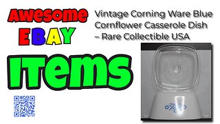 Vintage CorningWare Blue Cornflower 1-3/4 Qt Casserole w/Lid #ebay #buyitnow
