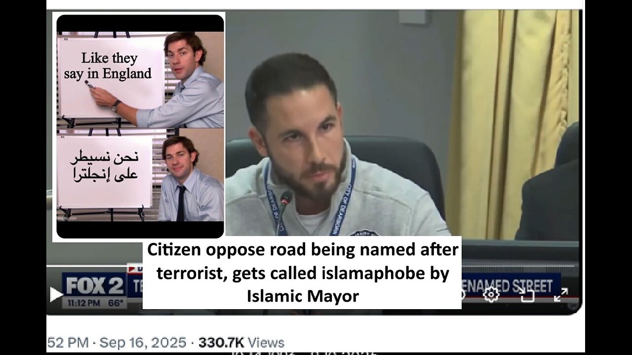 Dearborn MI mayor Abdullah calls citizen islamoph0be and to to get out