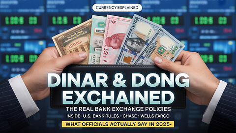 💸 Dinar & Dong Explained The Real Behind U.S. Bank Exchange Policies 🌍 💥 Today Iraqi Dinar News!