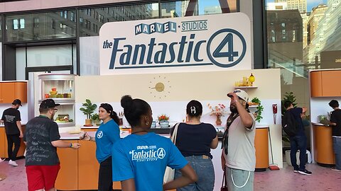 Walking Manhattan: Fantastic 4 Pop-Up & Pier 76 Salsa Dance Thursday (Midtown West)