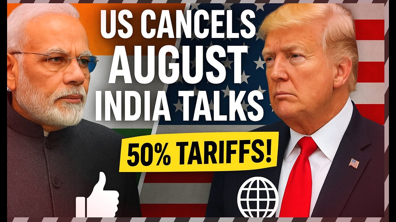 US Cancels India Talks | 50% Tariffs Next?