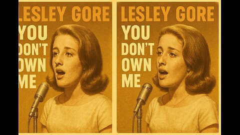 Leslie Gore ~ You Don't Own Me ~ Portrait Format
