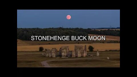 Buck Full Moon over Stonehenge